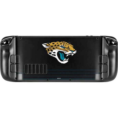 NFL Jacksonville Jaguars Breakaway Steam Deck Handheld Gaming Computer Skin